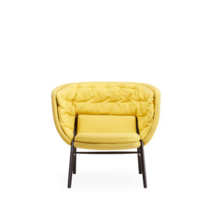 Fauteuil Lounge Mod. CLEO laag + doorgestikt kussen