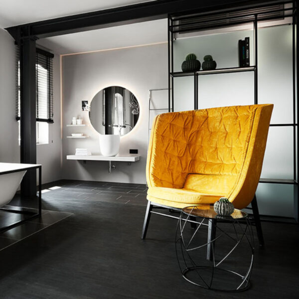 Sessel Lounge Mod. CLEO hoch + Steppkissen – Bild 5